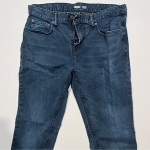 Old Navy Men's Dark Blue Slim Jeans 34x30